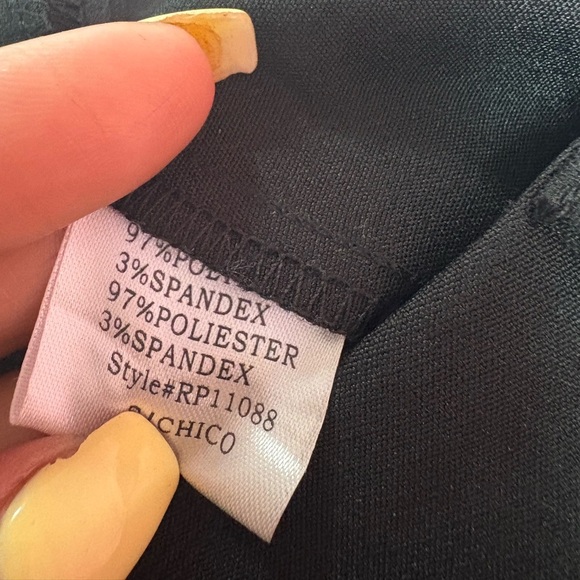 Chic Black High-Waisted Ankle Cropped Pants - Picture 7 of 8